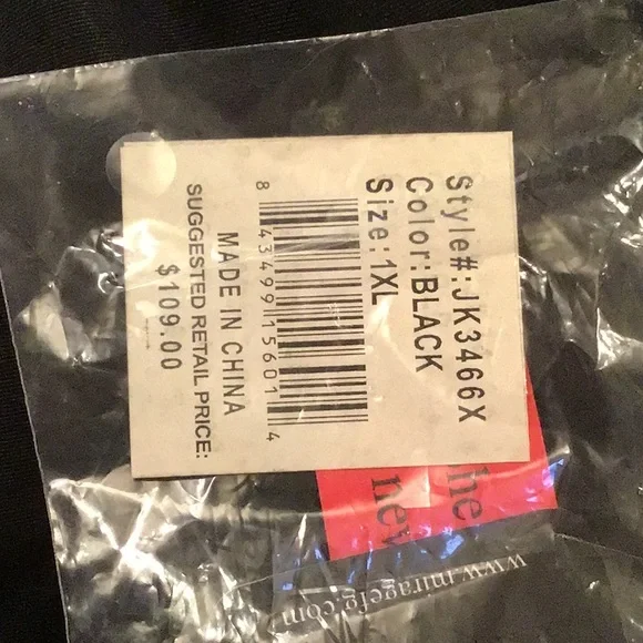 Quilted coat 1X NWT - Picture 3 of 6